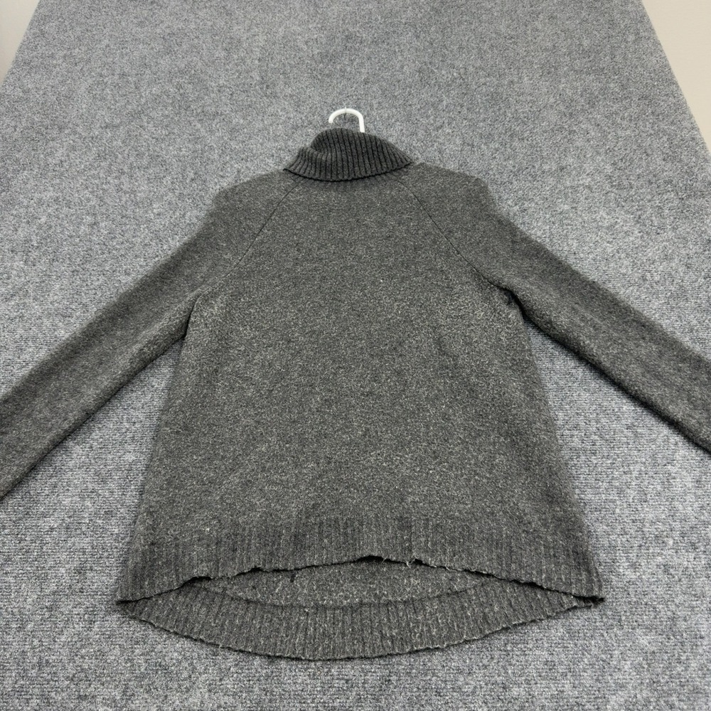 J Crew Sweater Womens S Gray Wool Alpaca Blend Turtleneckโ Classic Minimalist